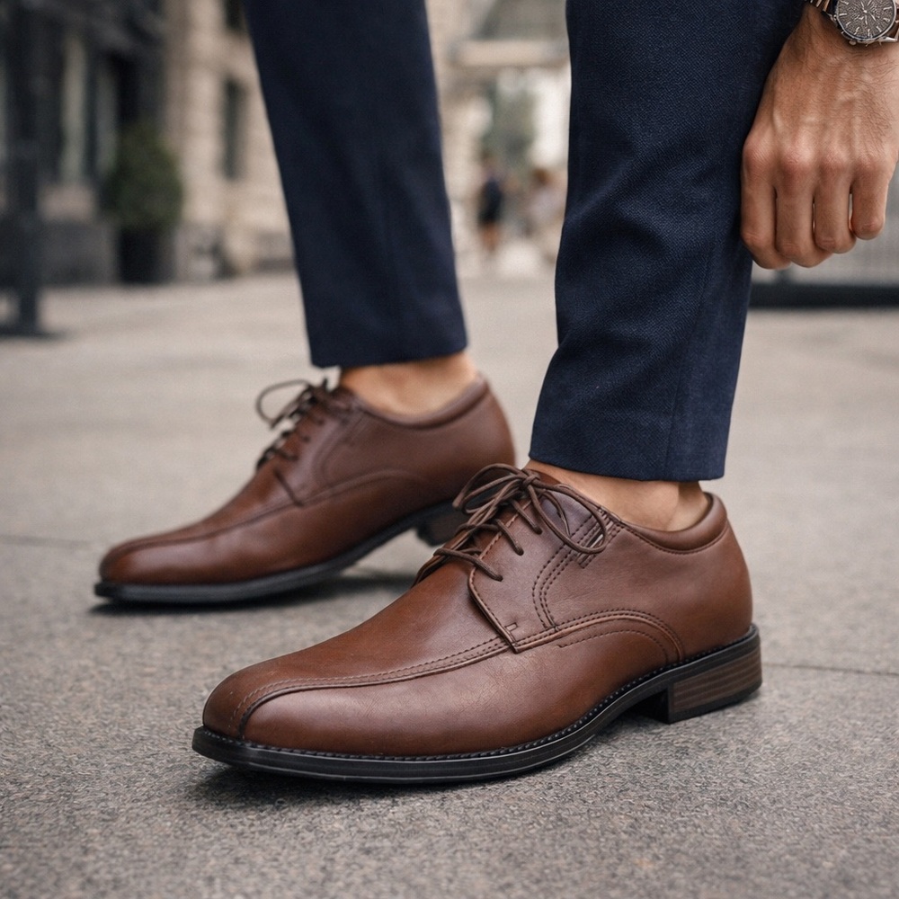 Dockers Men's Classic Brown Oxfords
